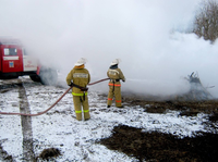В Саратовской области прошли командно-штабные учения по тушению лесных пожаров