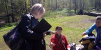 В парке «Кумысная поляна» сотрудники Минприроды раздали саратовцам листовки
